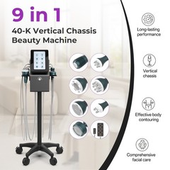 9 in 1 Beauty Machine for Skin Smoothing & Enhance Body Curves Vertical Model