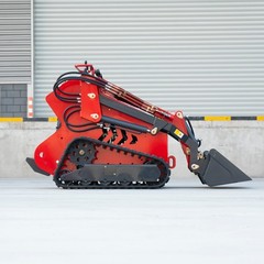 NEW 2645Lbs Tracked Mini Skid Steer Loader 23HP 3-Pumps Dual Level Operation EPA
