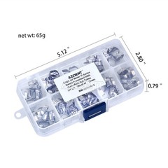 AZDENT Dental Ortho M Series Buccal Tube With Bands 1st Molar Roth.022 36#-40+#