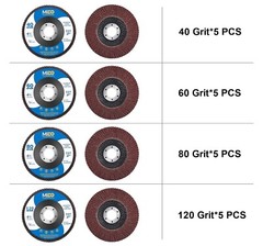 12/20 Pack Flap Discs 4.5 X 7/8″ Grinding Wheel T27 Flapper Wheel for Die Angle