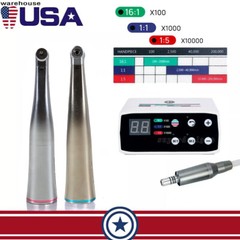 Dental Electric LED Brushless 200000RPM Micro Motor /1:5 1:1 Handpiece GreatLife