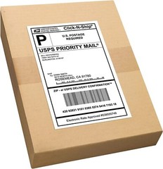 220-8800 8.5×5.5 PremiumSquare Corner Shipping Labels Half Sheet Self Adhesive
