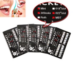 YOKA Dental Ortho Metal Brackets Braces Mini/Standard Roth/MBT 022/018 3/345 H