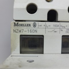 Moeller NZM7-160N Circuit Breaker With Rotary Drive Adaptor 160A 690 Vac 3 Pole