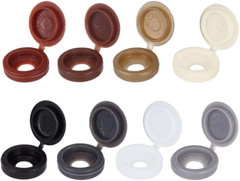 1 Box 200Pcs 8 Colors Hinged Screws Cover Caps Fold Snap Covers Plastic Shutter