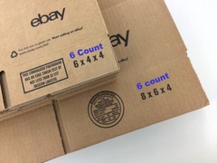 Ebay Branded Shipping Supplies Kit Lot Boxes Padded Envelopes Tape Tissue +