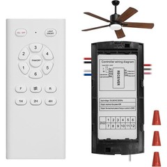 Black White Remote Control Ceiling Fan Kit 1 Set DC Output Ceiling Fan Receiver！