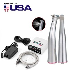 US Dental Brushless LED Electric Micro Motor 1:5 Increasing Handpiece