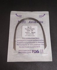 Dental Orthodontic Super Elastic Niti Round/Rectangular Arcos Arch Wires Natural