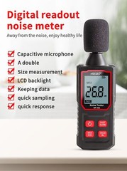 Decibel Meter, Portable Digital Noise Meter 30-130dB Sound Monitoring Tester