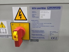 Beta LaserMike MCS120 220V 3PH Wire Preheater (Buyer arranged Crate & Freight)