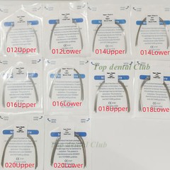 Dental Orthodontic Round Arch Wire Super Elastic Ovoid Form Size