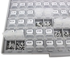 SMD 1206 1% RoHS sample assorted resistor kit E96 144 valuex100pcs BOX-ALL 10M