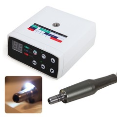 LED Electric Brushless Micro Motor/1:5 Fiber Optic Increase Contra Angle SANDENT
