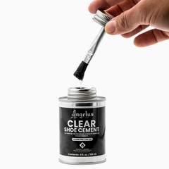 Shoe Cement Clear 4 oz Quick Drying Waterproof Glue for Leather Vinyl Fabric