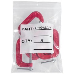 Resealable Parts Bag with Hang Hole, 3 x 5 Inch, 1000 Pack, 4 Mil Clear