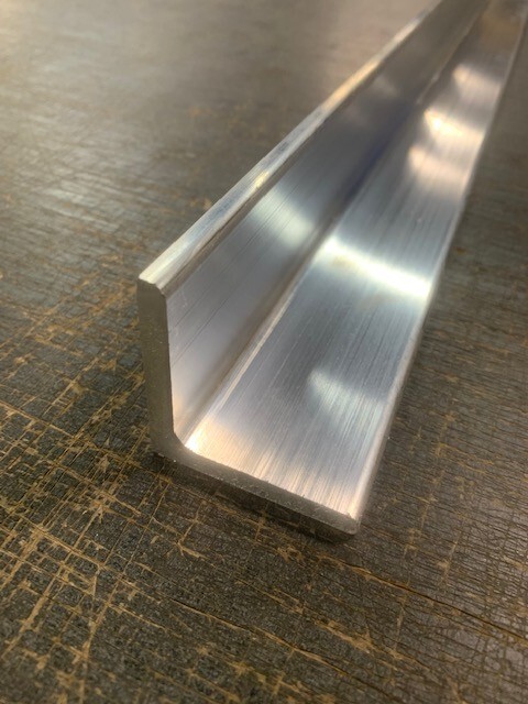 3/16″ Thick x 2″ x 2″ Aluminum Angle x 3″ Long, 6061 Aluminum