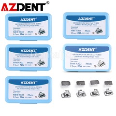 AZDENT Dental Orthodontic Buccal Tubes 1st 2nd Molar Roth MBT 022 Bondable