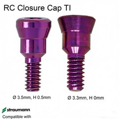 10Pcs Dental Healing Abutment Closure Cover Cap NC/RC Fit ITI Straumann BL/BLT