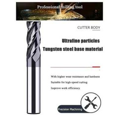 5 PCS 3/8″ 4 FLUTE CARBIDE END MILL – REGULAR LENGTH – TiALN COATED USA