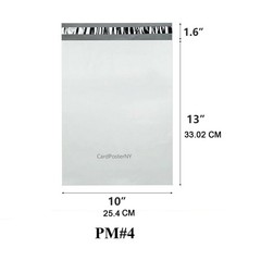 100PCS Poly Mailers Self Sealing Shipping Envelopes Plastic Mailing Bags 10×13”