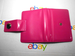 Unbranded Pink 6-Ring Magnetic Snap Binder/Organizer w/ Outside Slip Pocket