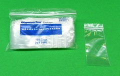 Reloc Zippit 2″ x 4″ Clear 2mil Reclosable 300 Pcs Resealable Bags Baggies 2×4