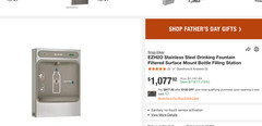 Elkay LZWSM8 1A ezH2O Surface-Mount Filtered Bottle Filling Station – NEW check