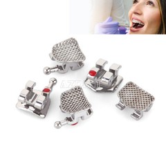 USA 20X Dental Orthodontic Brackets Mini/Standard MBT/Roth 018/022 Hooks 3/345