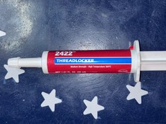 Loctite 2422 Threadlocker Blue Medium Strength Paste 1oz (30mL) Syringe 1135601