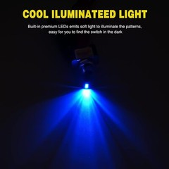 Blue LED Light 3Pin Rocker Toggle ON/Off Switch 30A 12V for Car Boat Marine Lot