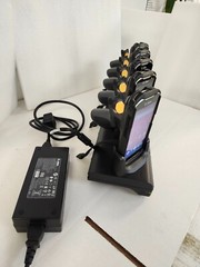 ✅LOT OF 5 Zebra TC56 2D Android Scanners +Cradle +New Cases & Handles!🔥⭐