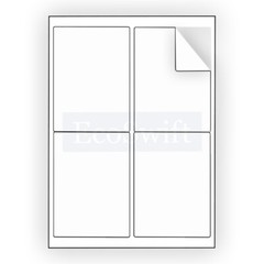 (160) 4 x 5 EcoSwift Laser/Ink Address Shipping Adhesive Labels 4 per sheet