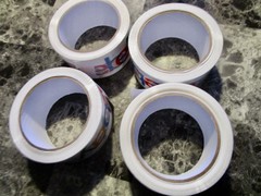 4 new Ebay branded rolls of PACKING TAPE 2″ X 75 yards per roll (FR)