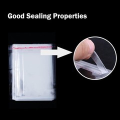 Clear Resealable Self Sealing Cello Cellophane Bag Plastic OPP Poly Bag Any Size