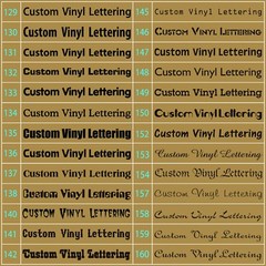 Custom Decal Vinyl Lettering Personalized Business Sign Text Name Vehicle Car