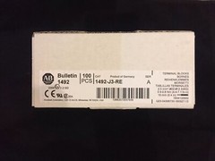 Allen-Bradley 1492-J3-RE, Feed Thru Terminal Block, 3mm, Red, Box Of 100 Pcs