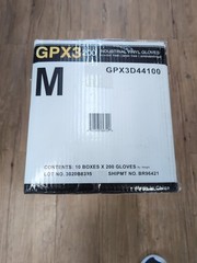 GPX3200 Industrial Vinyl Gloves – GPX3D44100 – MEDIUM – CASE OF 10 BOXES