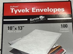 Quality Park Tyvek Envelopes 10″ x 13″ White, Box Of 100 #R1580 Brand New