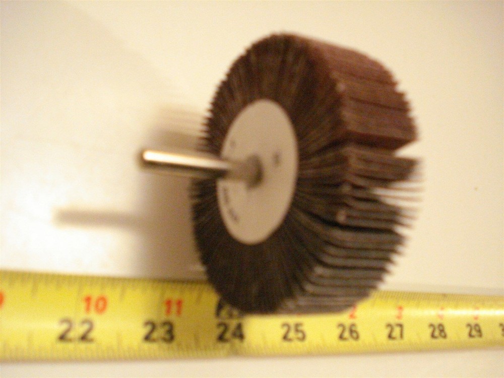 (0861.) Flapper Grinding Wheel 3″ Dia. x 1″ W x 1/4″ shank – 60 Grit