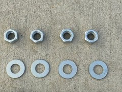 Sandbaggy 1/2″ x 6″ Threaded Concrete Anchor L-Bolts – Hot Dipped Galvanized