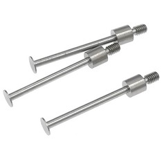 3PCS Flat Contact Point for Fowler Mitutoyo Inch Indicator Depth Gauges 4-48 UNF