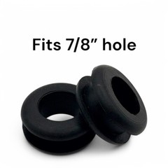 Rubber Grommet to fit 7/8″ Hole in 1/4″ Thick Panel – 5/8″ Inner Diameter