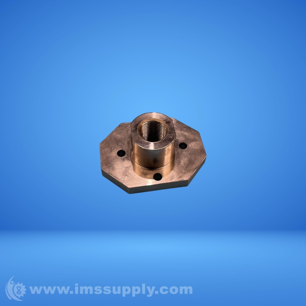 3 inch x 2 inch x 2 inch Steel Threaded Flange Mount Base FNIP