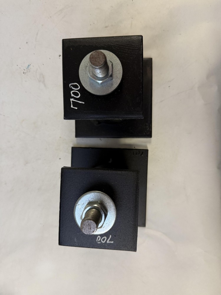 Spring Vibration Isolator Mounts 700 Lb Capacity Machine Foot Pads Pair