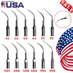 5pcs Dental Ultrasonic Piezo Scaler Tips For EMS Woodpecker & DTE SATELEC CE FDA