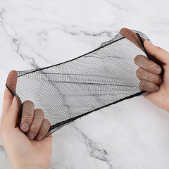 100 Pcs Beard Nets Food Service Beard Covers Beard Guards Black Comfortable Prot