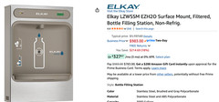 Elkay LZWSM8 1A ezH2O Surface-Mount Filtered Bottle Filling Station – NEW check