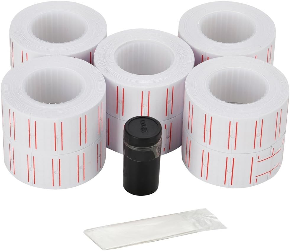 MFLABEL 10 Rolls 6000 White Price Gun Labels for Mx-5500 – 10 Rolls,