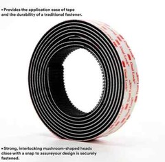 3M Dual Lock Reclosable Fasteners Heavy Duty Industrial Use Black TB3550 1″ x 10